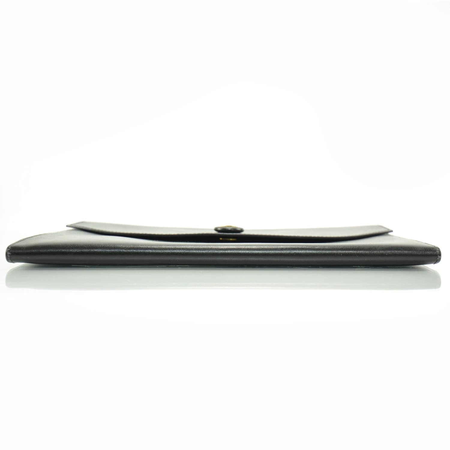 Hermes Box Leather Pochette Rio Black 5 of 8
