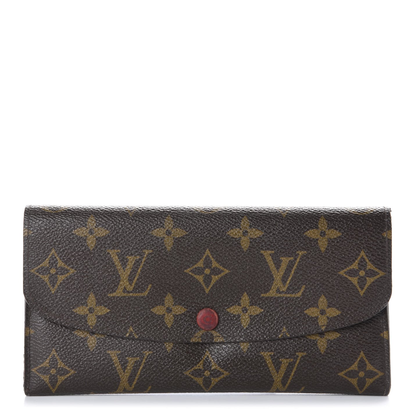 Monogram Emilie Wallet Red