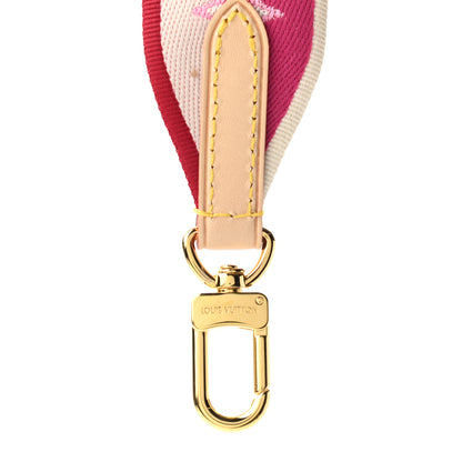 Louis Vuitton Jacquard Speedy Bandouliere 20 Shoulder Strap Fuchsia 4 of 5