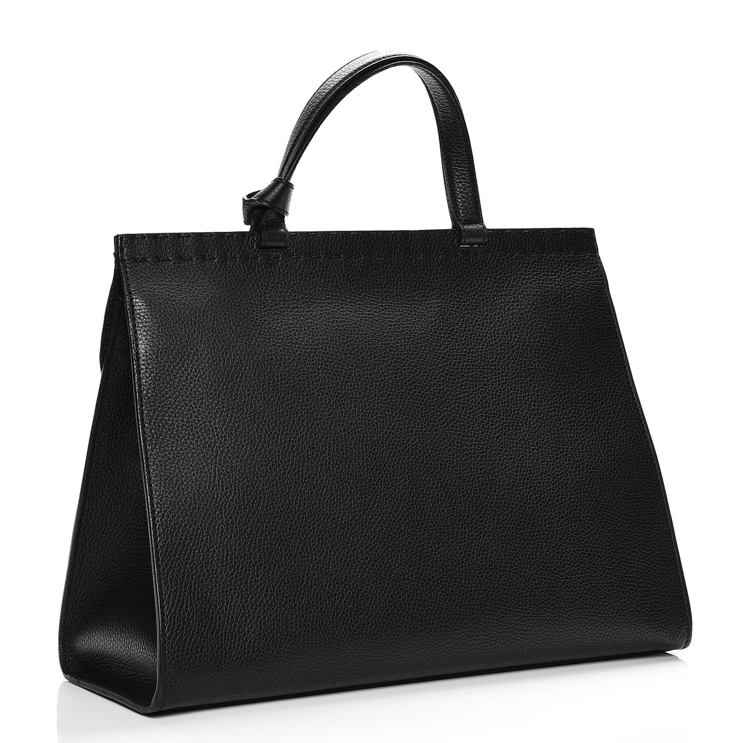 Calfskin Feline Medium GG Marmont Top Handle Bag Black