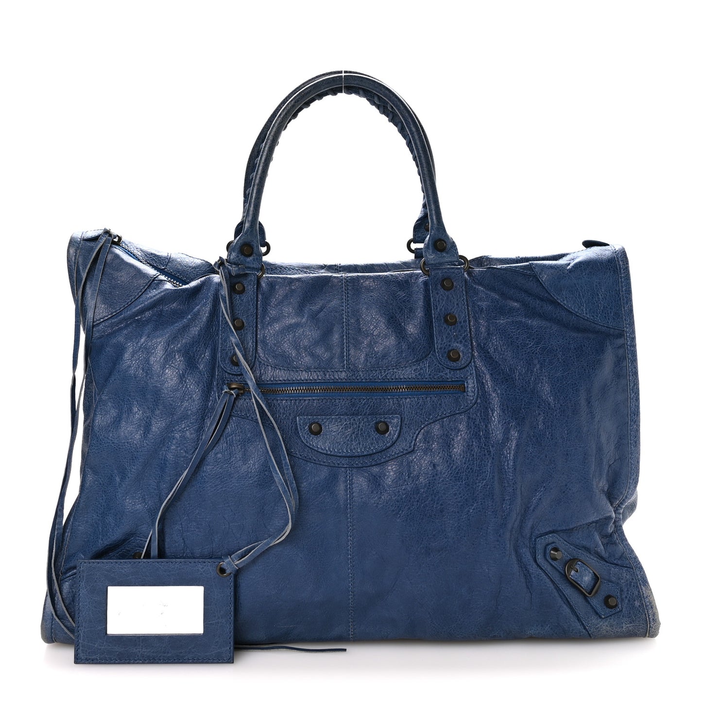 Agneau Classic Hardware Weekender Bleu Cobalt Bleu Electric