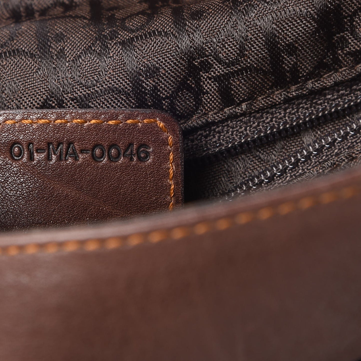 Lambskin Gaucho Saddle Bag Brown