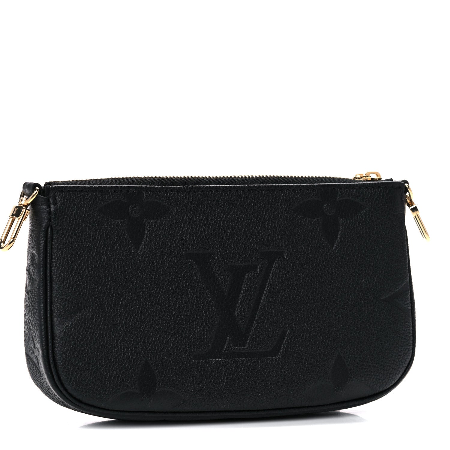 Louis Vuitton Empreinte Monogram Giant Multi Pochette Accessories Mini Pochette Black 3 of 9