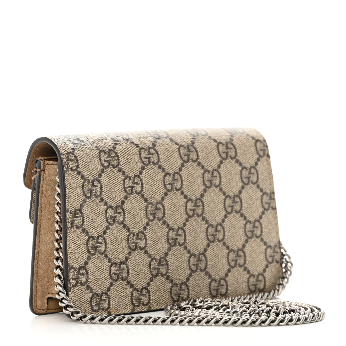 GG Supreme Monogram Super Mini Dionysus Shoulder Bag Taupe