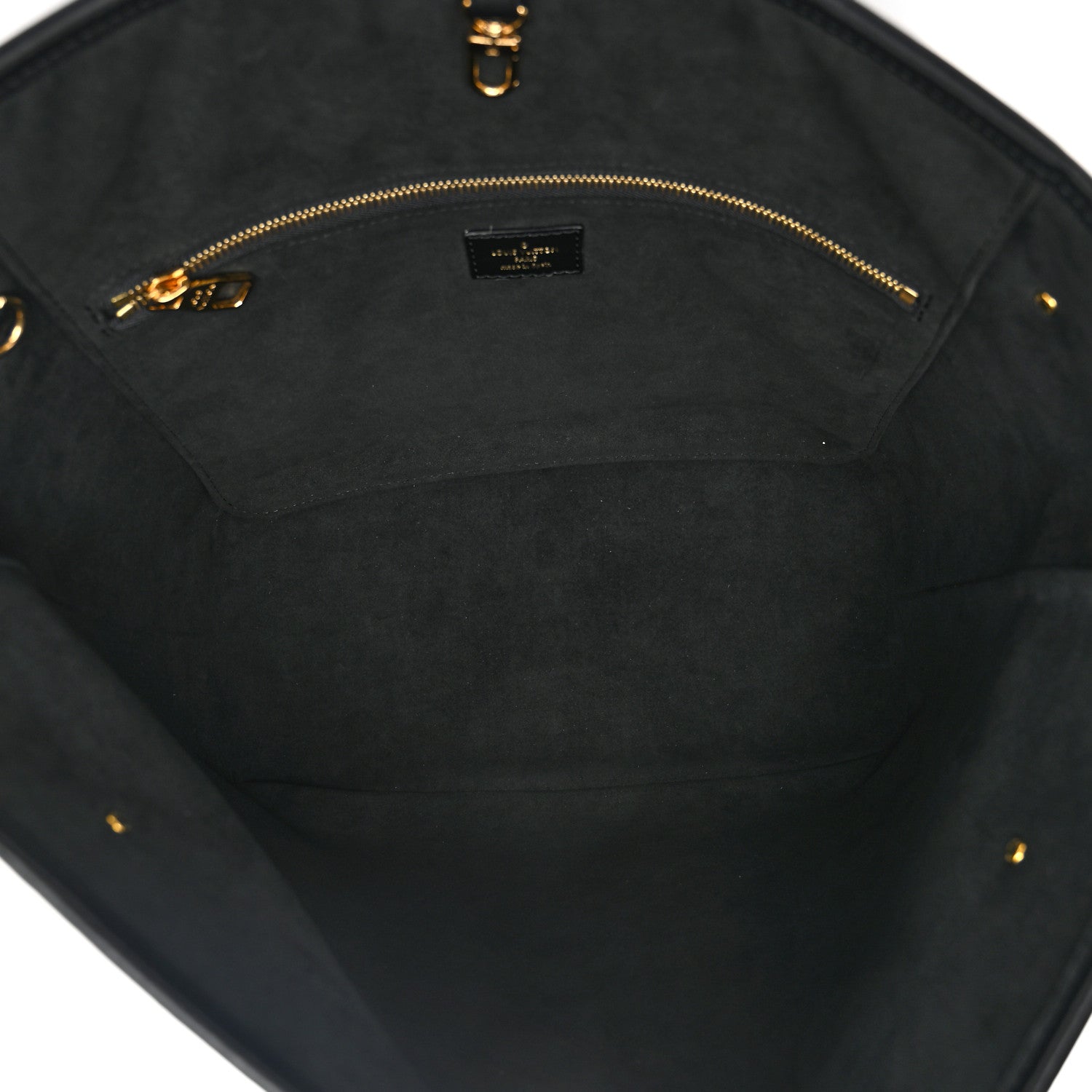 Louis Vuitton Empreinte Monogram Giant Broderies Neverfull MM Black 5 of 9