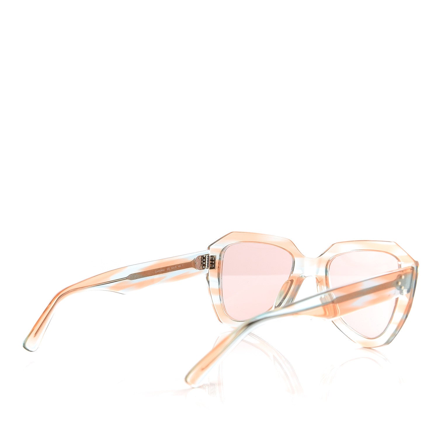 Celine Acetate Sunglasses CL40046U Translucent Pink 4 of 7