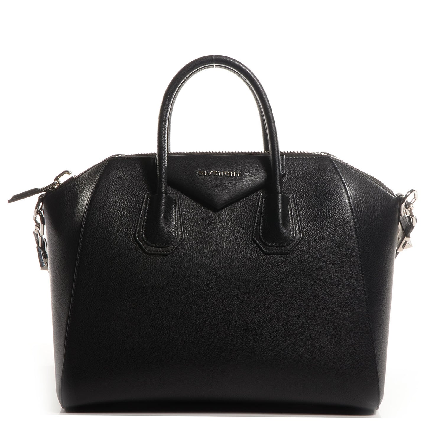 Sugar Goatskin Medium Antigona Black