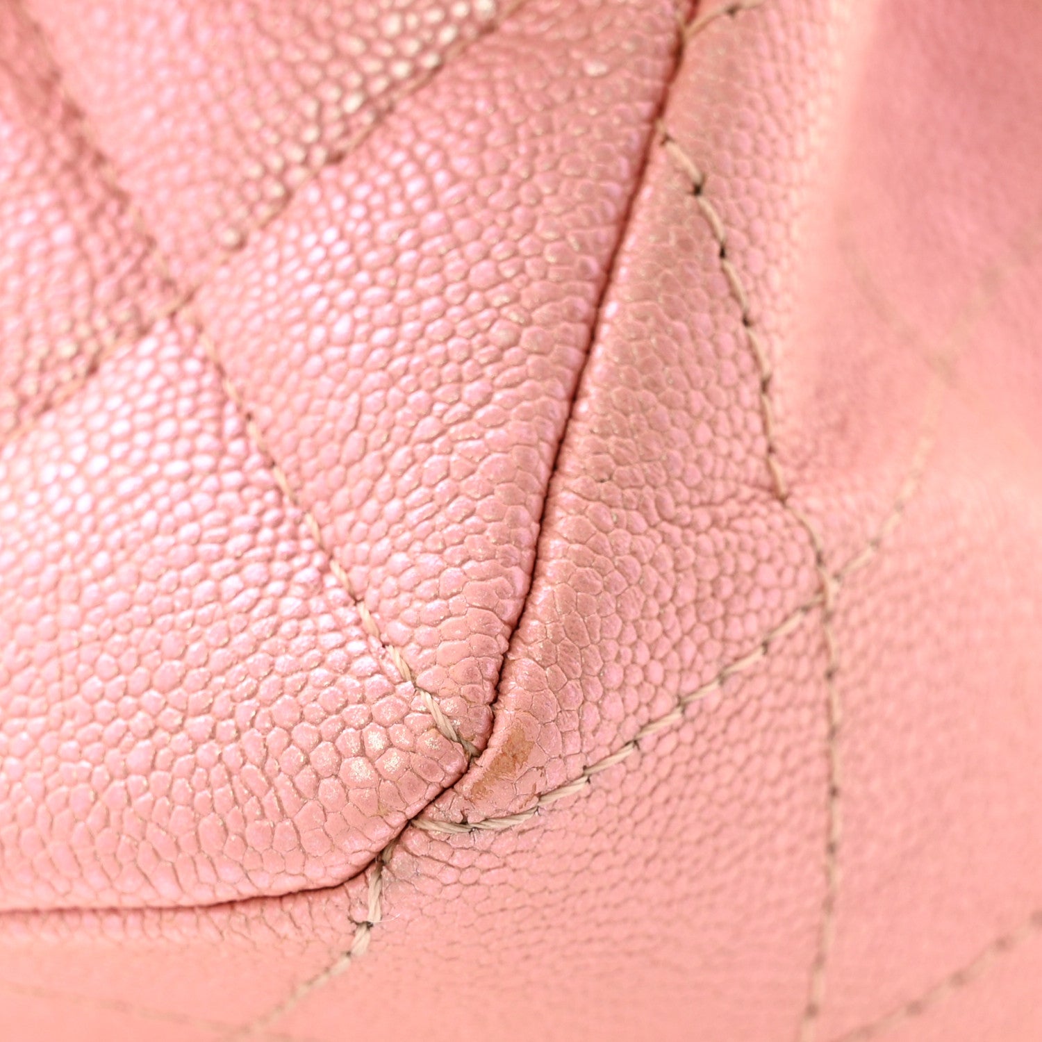 Chanel Iridescent Caviar Quilted Small Double Flap Pink 11 of 12