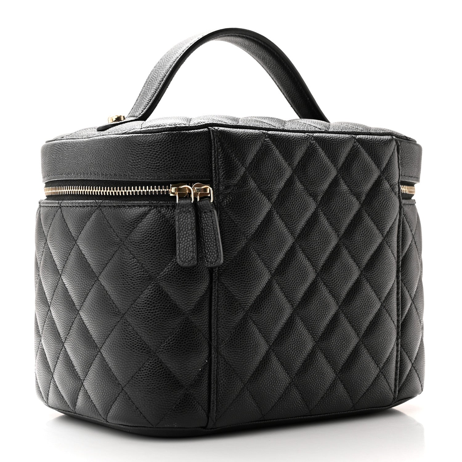 Chanel Caviar Quilted Large Vanity Pouch Black 3 of 9
