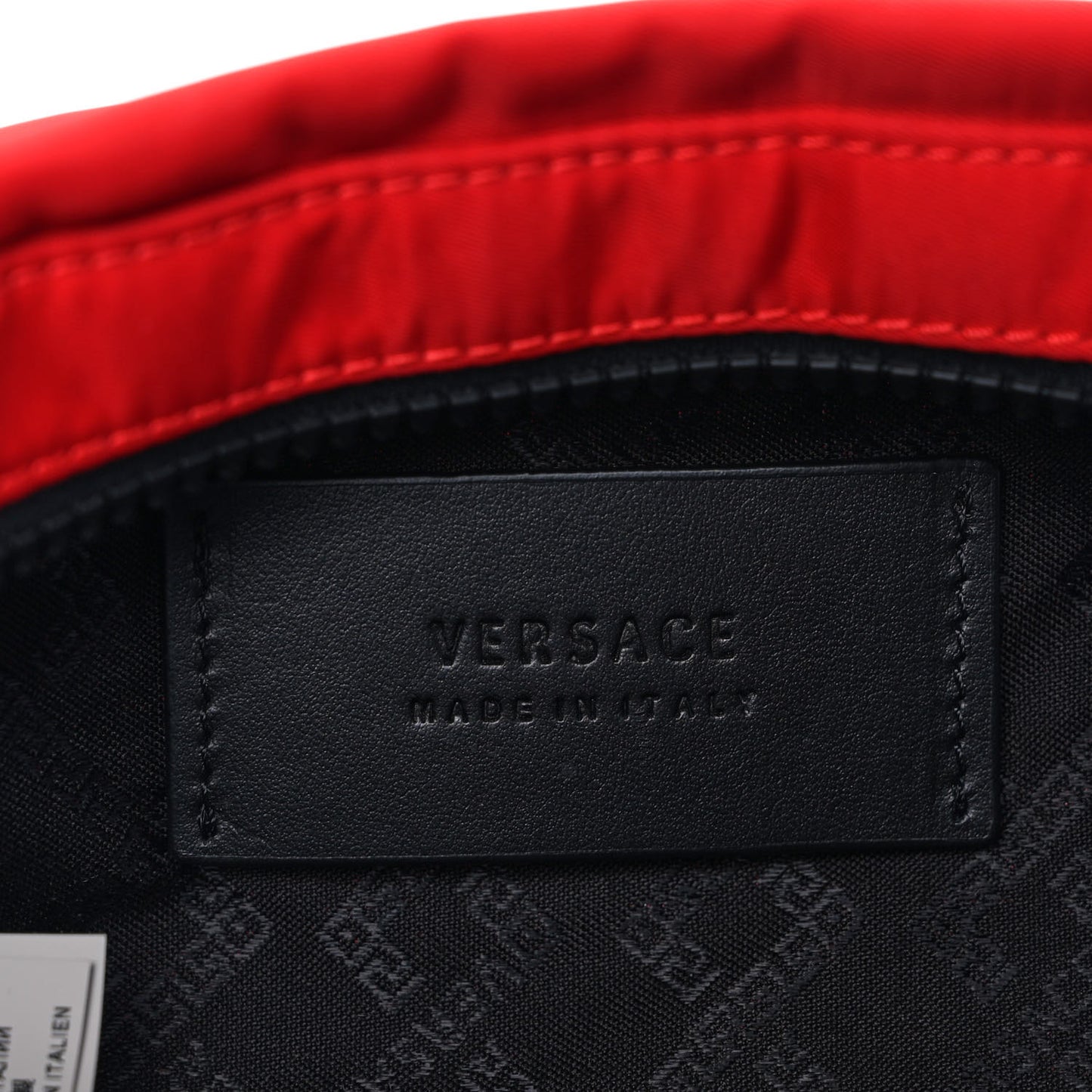 Nylon Palazzo Medusa Belt Bag Red