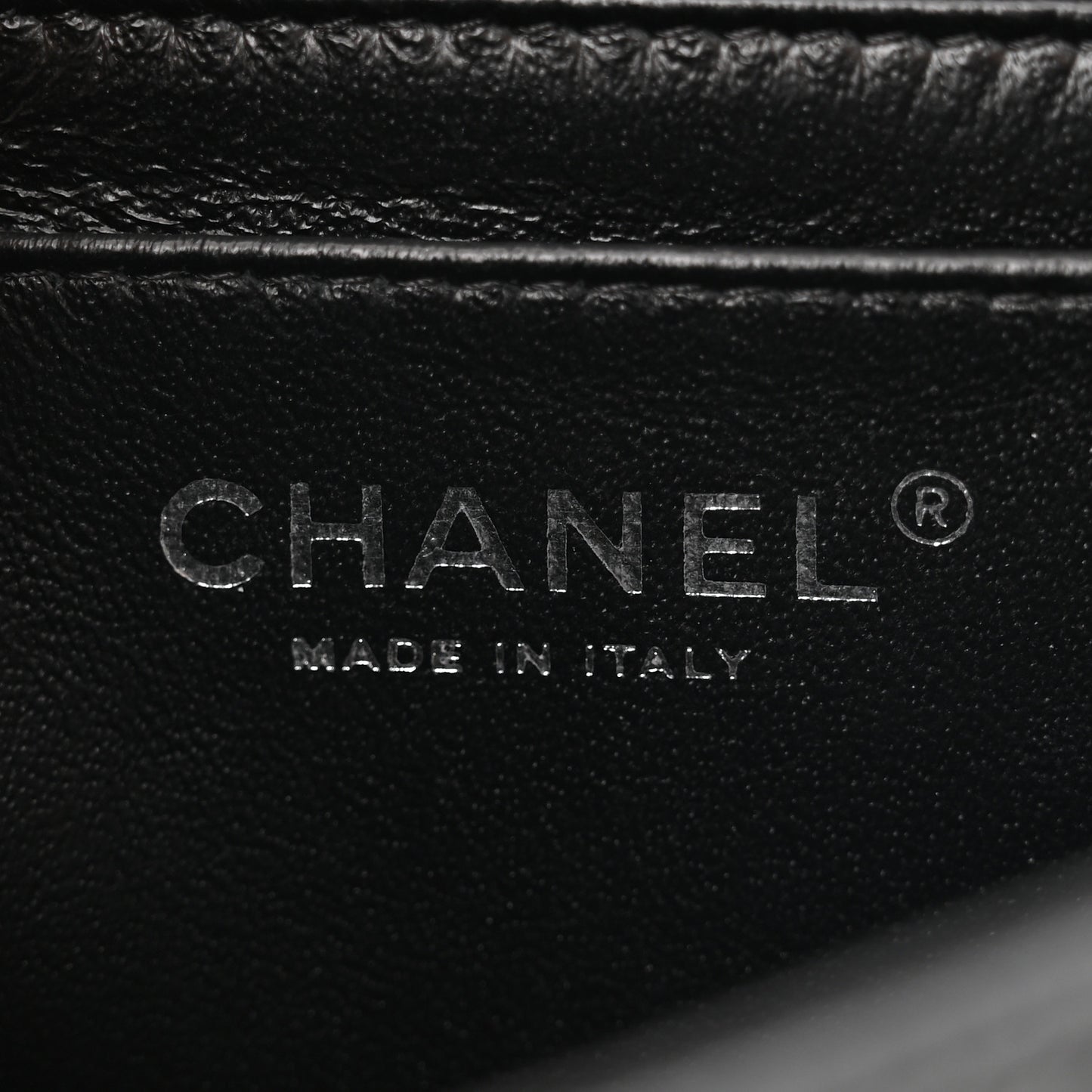 Caviar Quilted Mini Square Flap Black