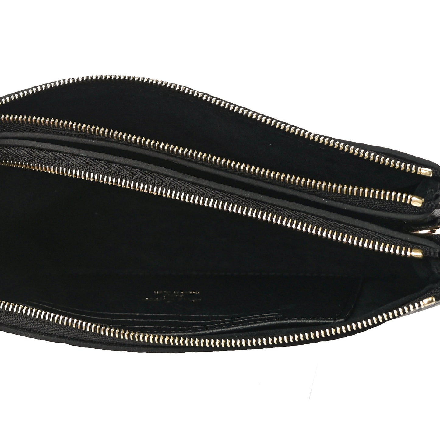 Empreinte Double Zip Pochette Black