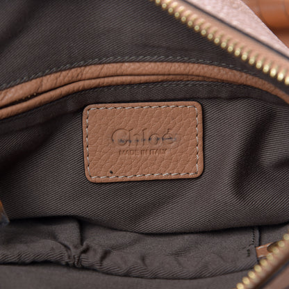 Chloe Calfskin Medium Marcie Satchel Tan 6 of 10