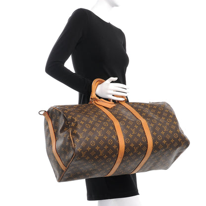 Louis Vuitton Monogram Keepall Bandouliere 55 3 of 19