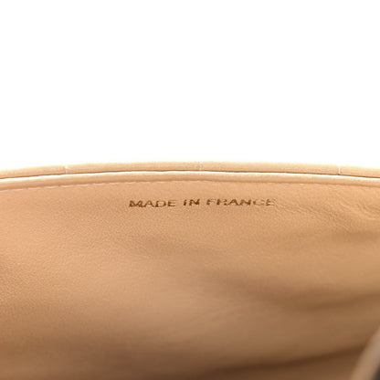 Chanel Lambskin Patent East West Chocolate Bar Flap Beige 7 of 15