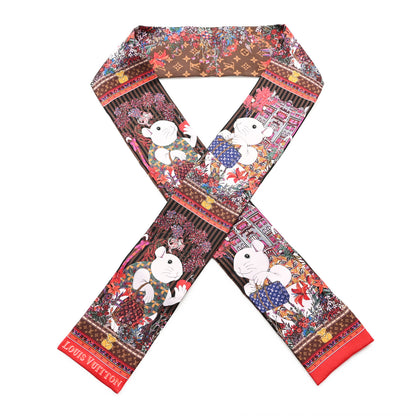 Louis Vuitton Silk Vuittonite Bandeau Brown 1 of 3