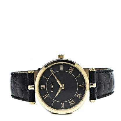Gucci Stainless Steel Calfskin 30mm 2000M Quartz Watch Black 3 of 11