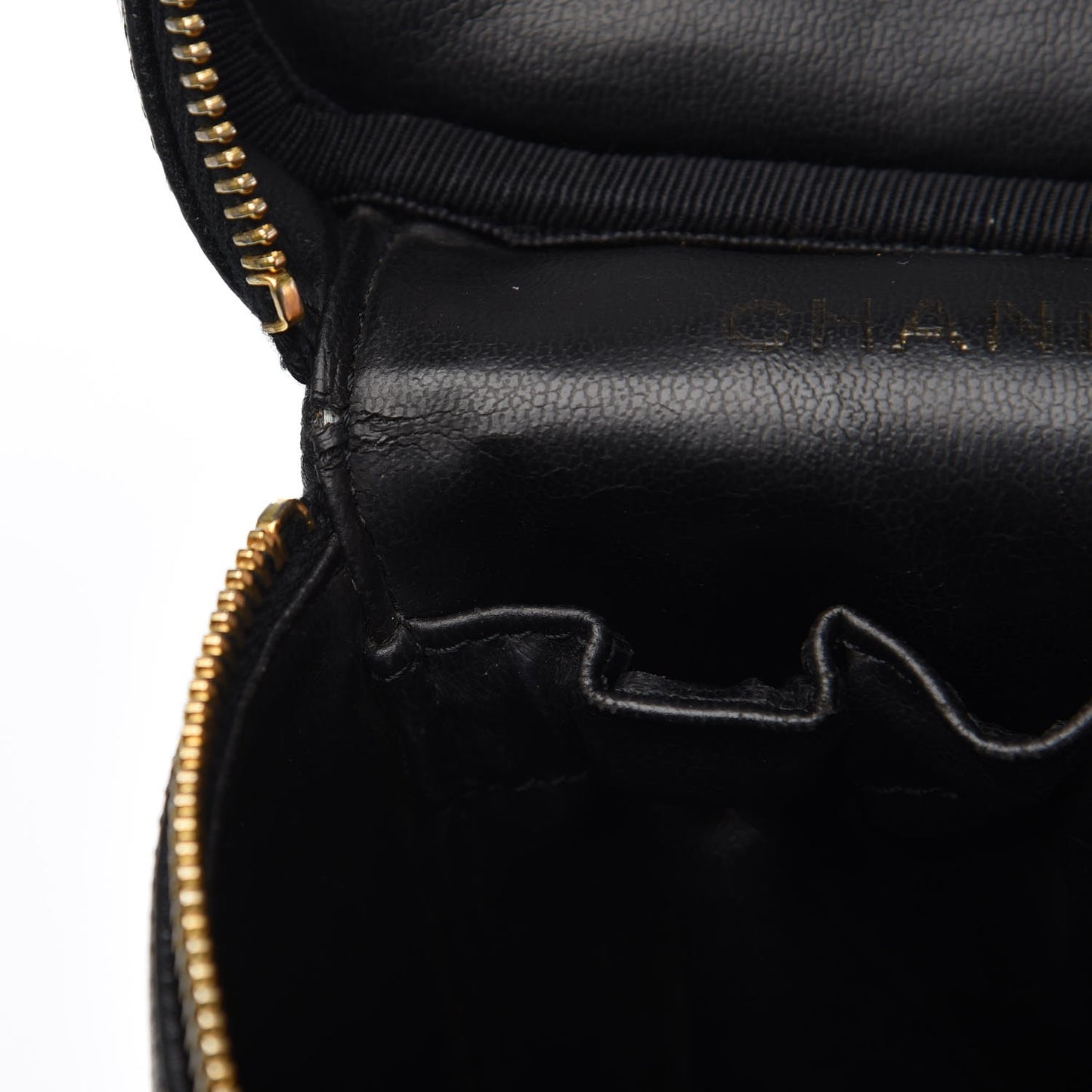 Caviar Cosmetic Vanity Bag Black