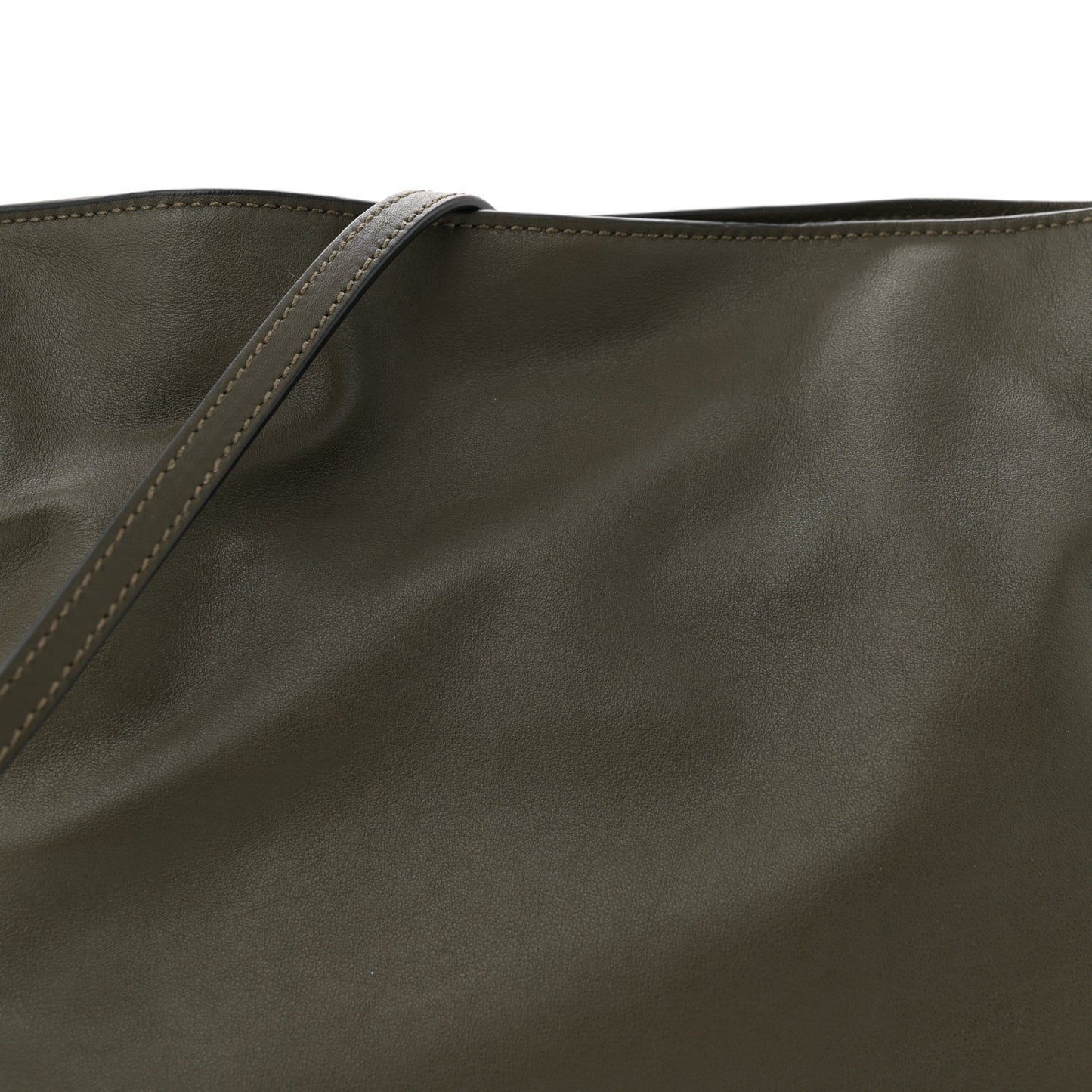 Nappa Calfskin Medium Flamenco Knot Clutch Avocado Green