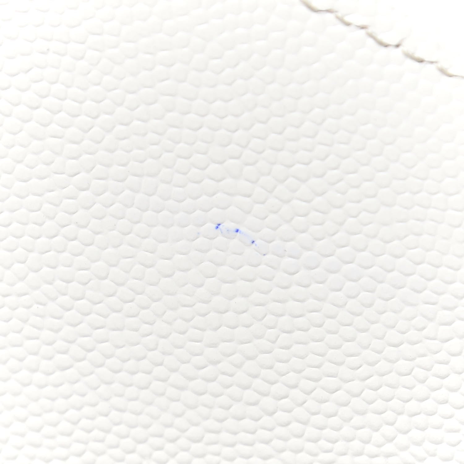 Saint Laurent Grain De Poudre Matelasse Chevron Monogram Envelope Chain Wallet Optical White 6 of 7