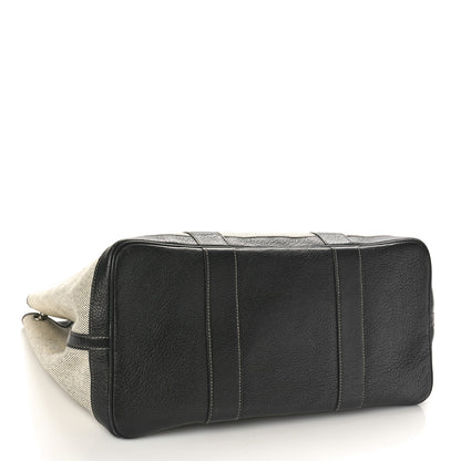 Hermes Toile Buffle Skipper Garden Party 36 MM Tote Black 4 of 11