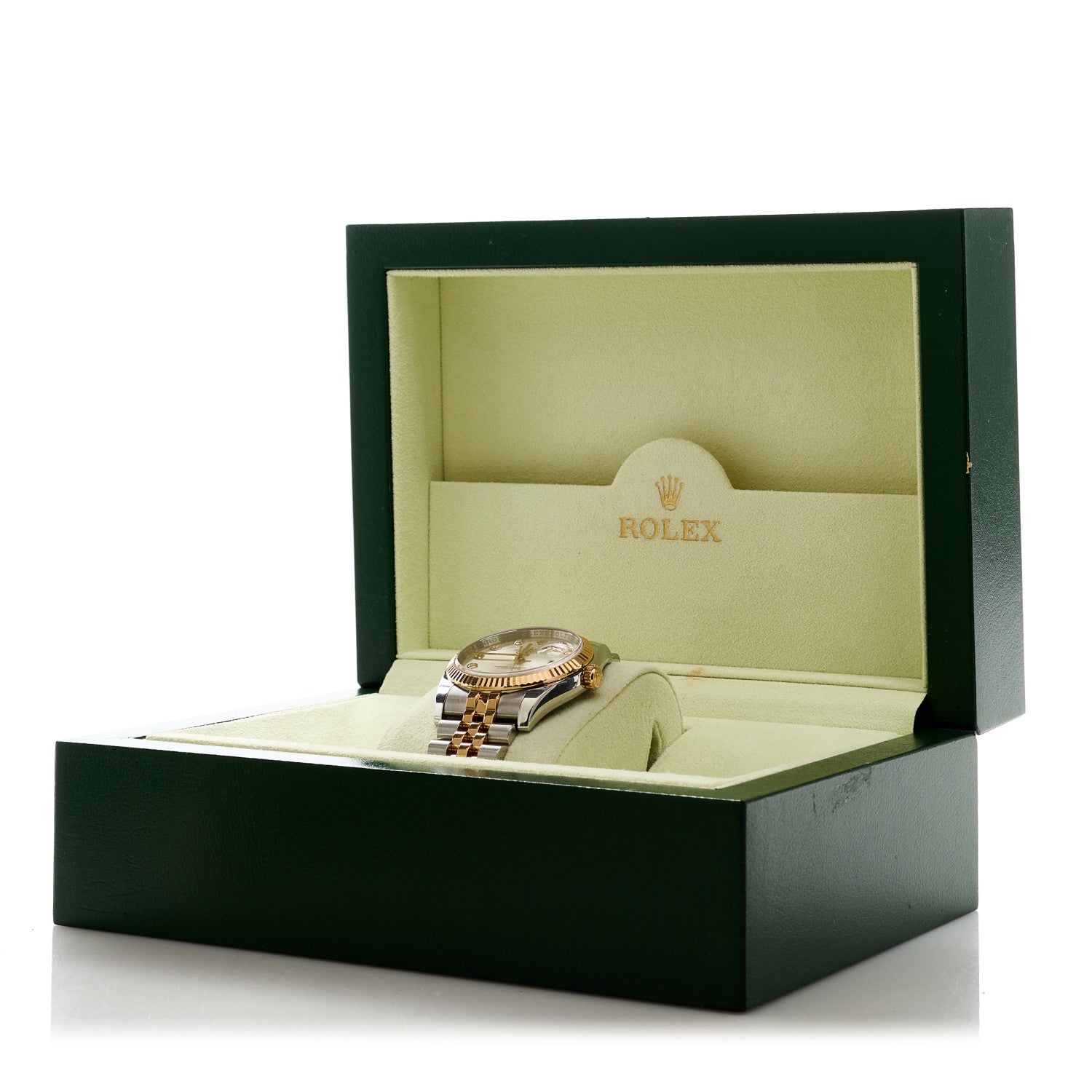 Rolex Stainless Steel 18K Everose Gold Diamond 36mm Oyster Perpetual Datejust Watch Silver 116231 5 of 5