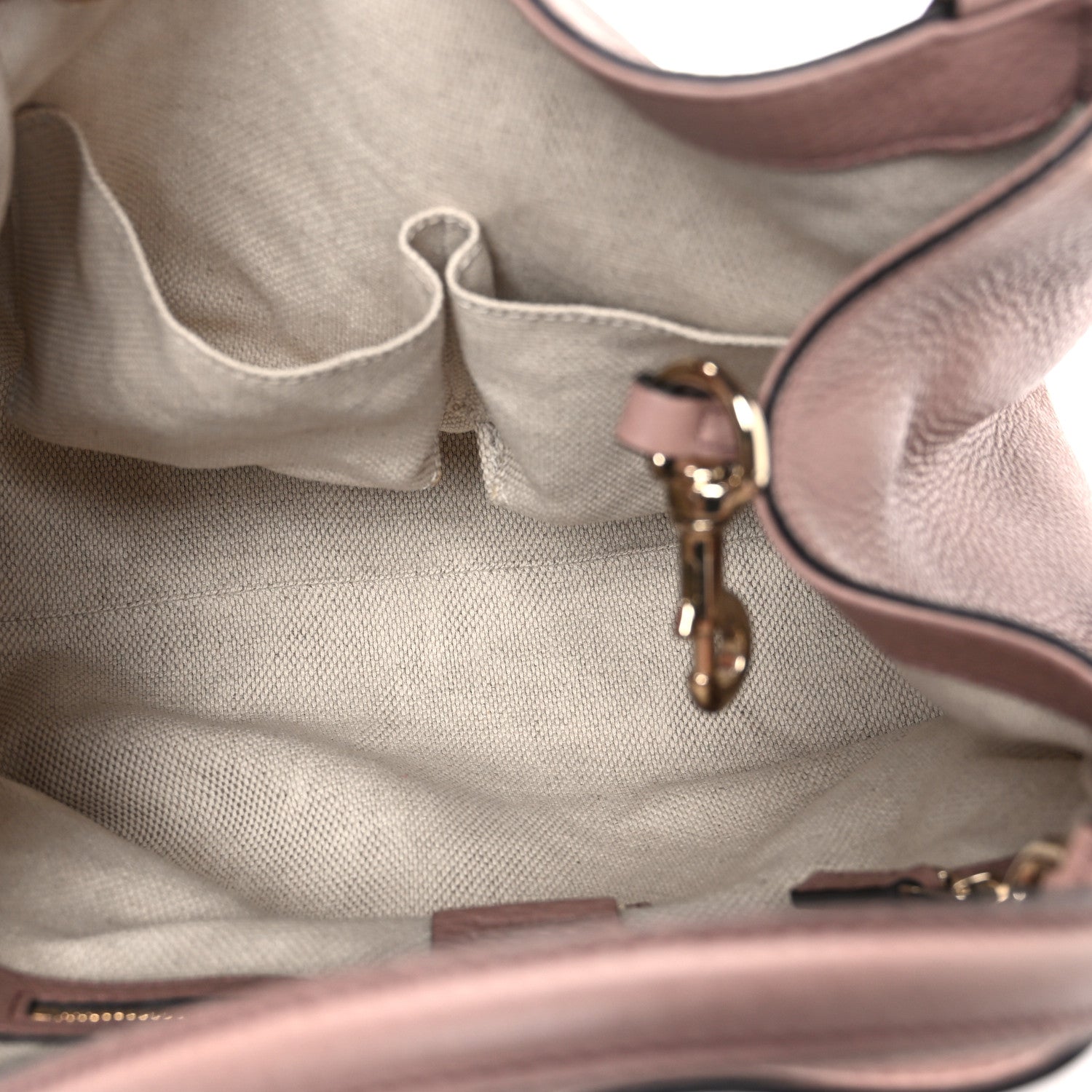 Gucci Pebbled Calfskin Small Soho Shoulder Bag Light Pink 5 of 11