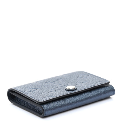 Louis Vuitton Metallic Monogram Business Card Holder Navy Nacre 4 of 6