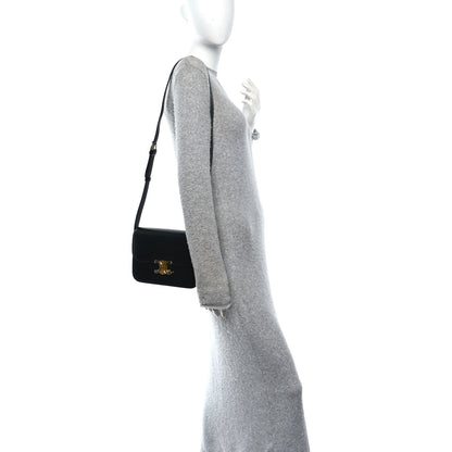 Celine Shiny Calfskin Medium Triomphe Black 2 of 10