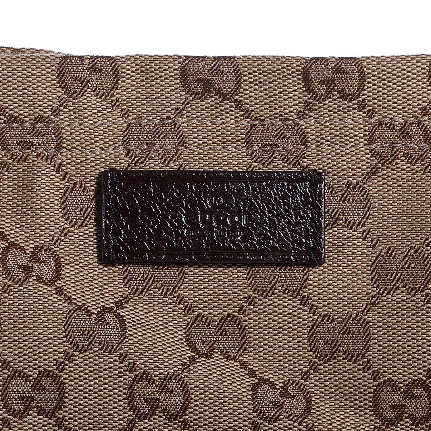 Gucci GG Monogram Medium Web Handle Vertical Tote Bag Dark Brown 10 of 10