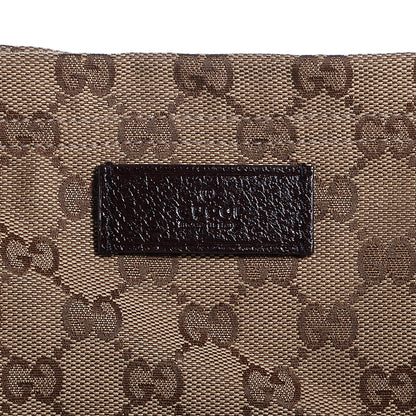 Gucci GG Monogram Medium Web Handle Vertical Tote Bag Dark Brown 10 of 10