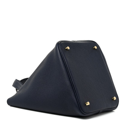 Hermes Taurillon Clemence Picotin Lock 22 MM Bleu Nuit 5 of 18