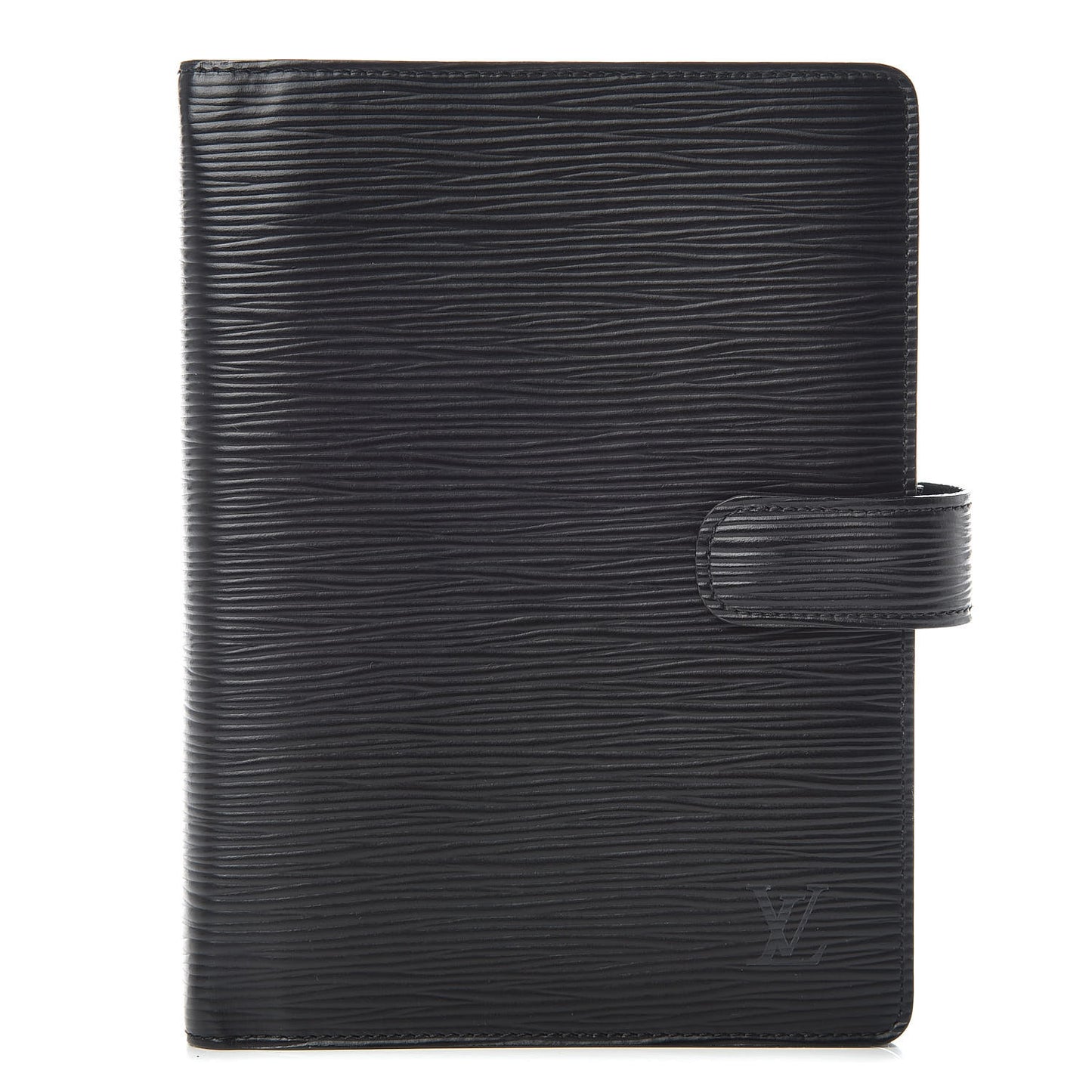 Epi Medium Ring Agenda Cover Black