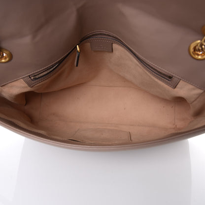 Gucci Calfskin Matelasse Heart Large GG Marmont Shoulder Bag Porcelain Rose 5 of 7