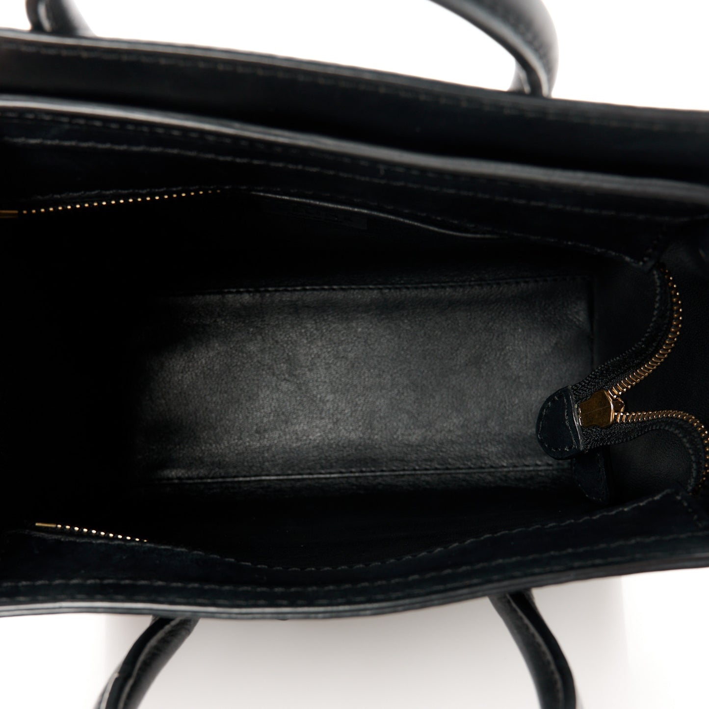 Smooth Calfskin Nano Luggage Black