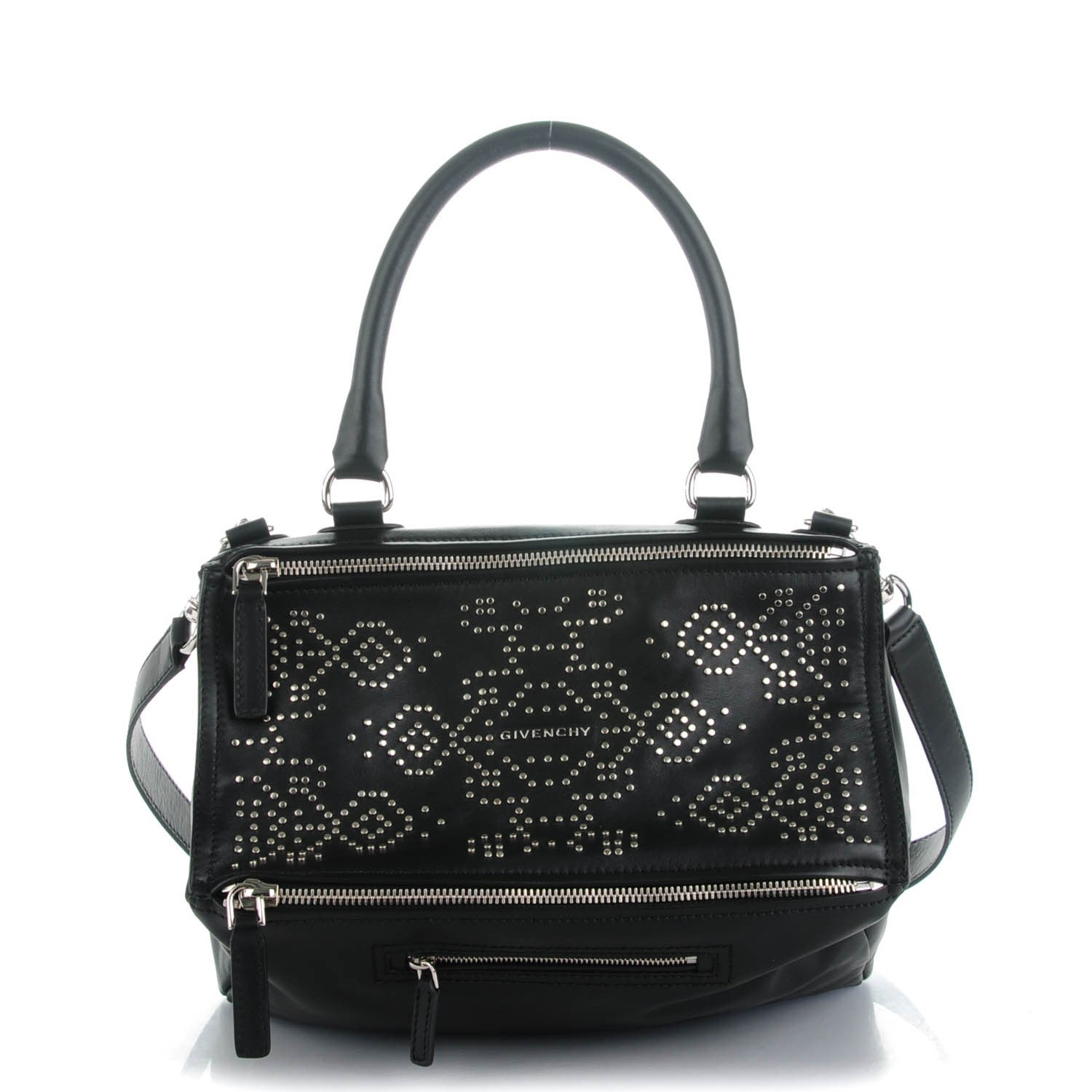 Givenchy Calfskin Studded Medium Pandora Black 1 of 8