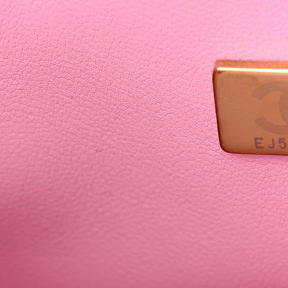 Chanel Caviar Quilted Mini Sweetheart Flap Lilac 7 of 11