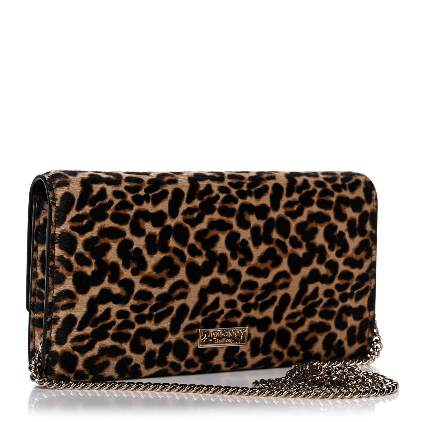 Ponyhair Mini Madeline Wallet On Chain Leopard Natural