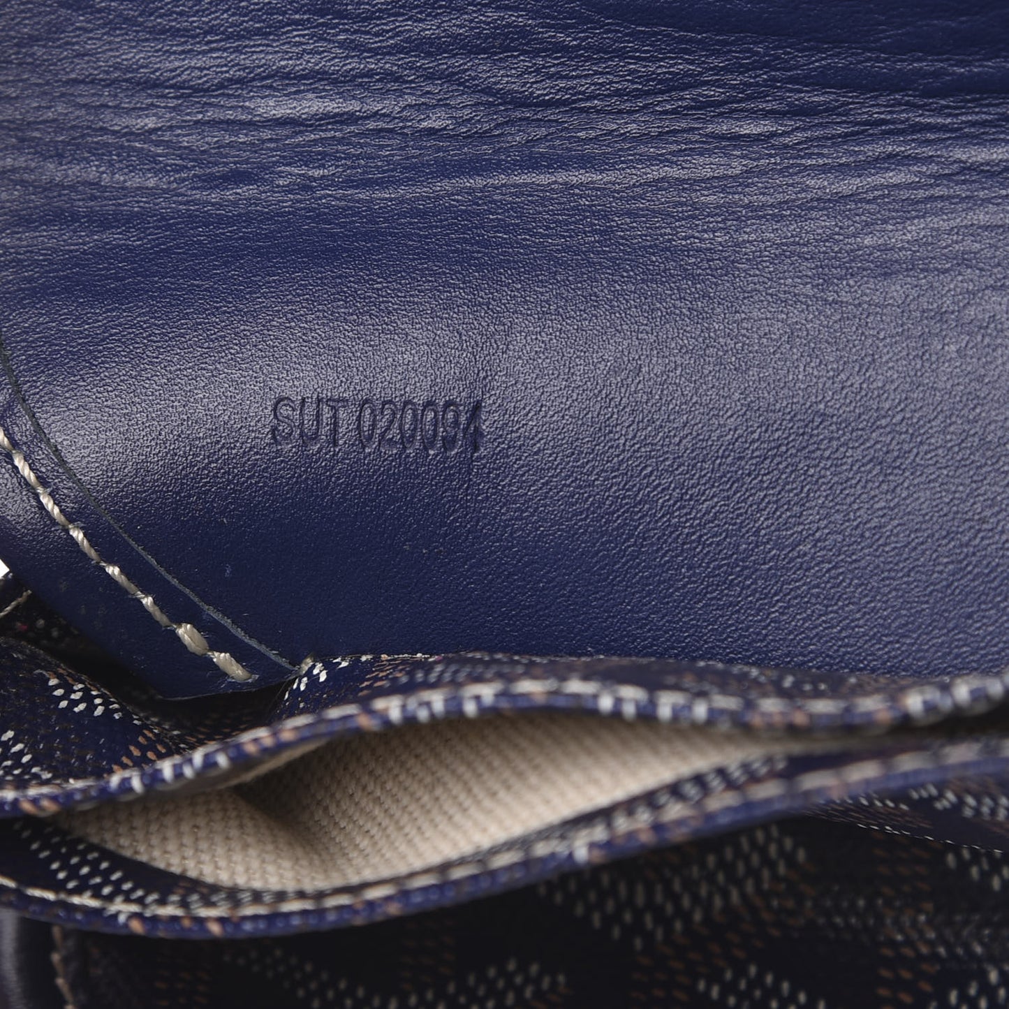 Goyardine Pouch Navy