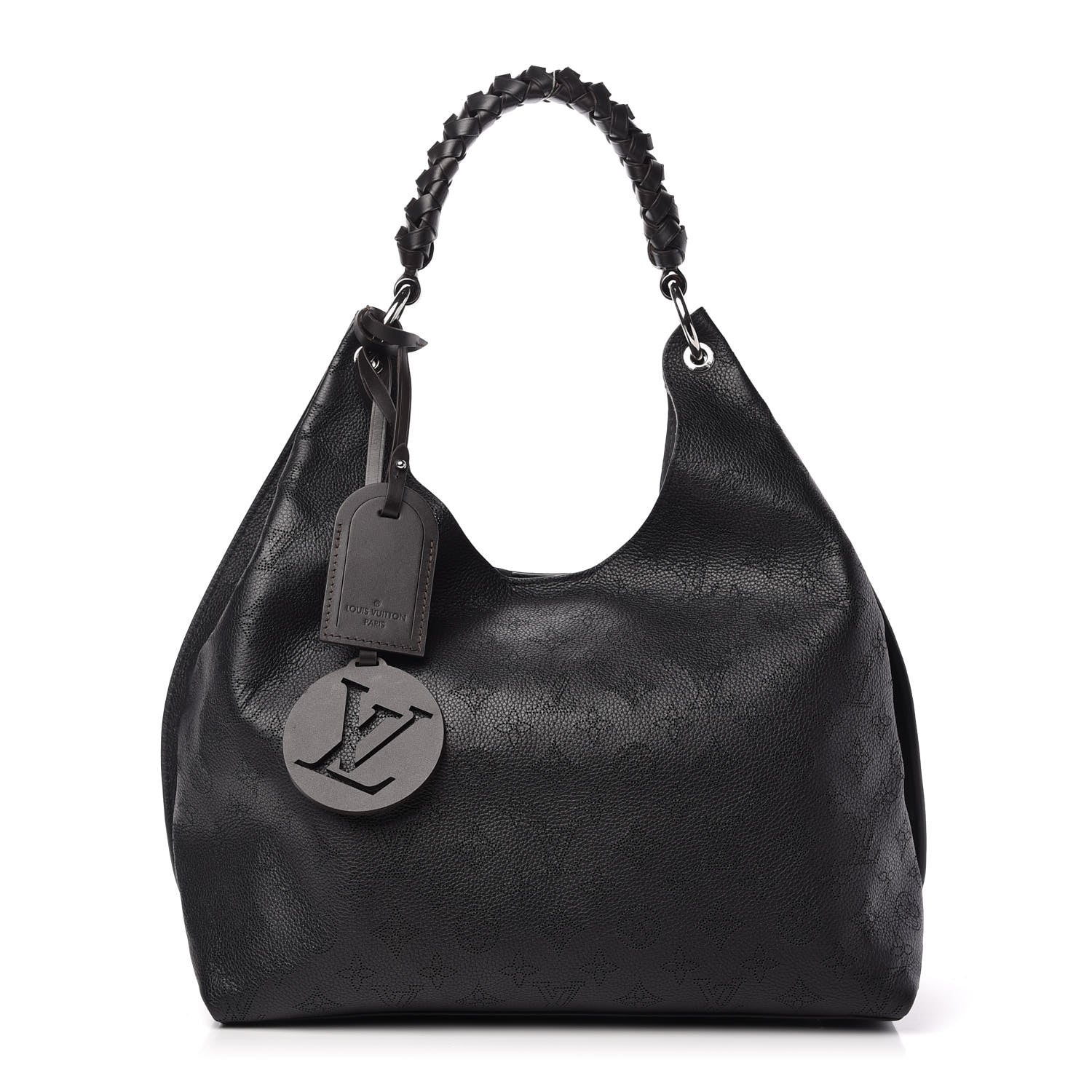 Louis Vuitton Mahina Carmel Hobo Black 1 of 9