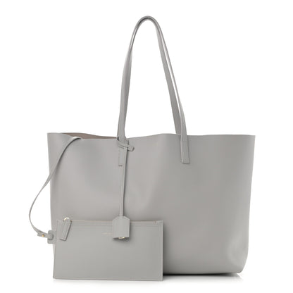 Saint Laurent Calfskin Large Shopping Tote Granite 1 of 16