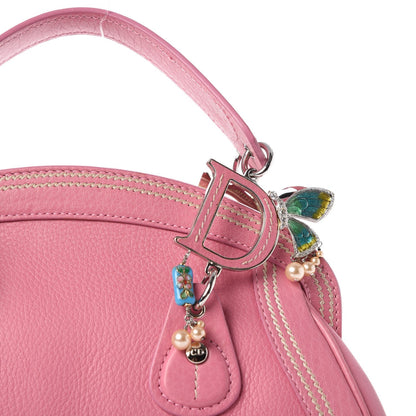 Christian Dior Calfskin Small Butterfly Detective Satchel Pink 12 of 12