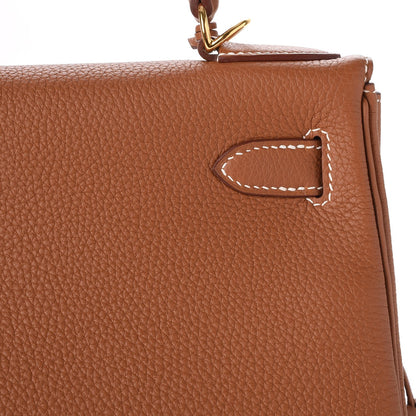 Hermes Togo Kelly Retourne 28 Gold 33 of 38