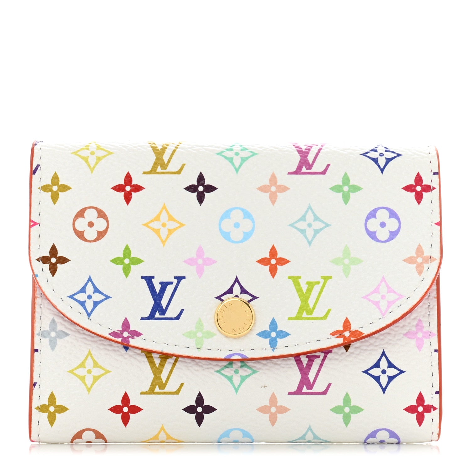 Louis Vuitton LV X TM Monogram Multicolor Rosalie Coin Purse White Kawaii Pink 1 of 7