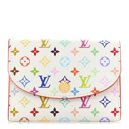 Louis Vuitton LV X TM Monogram Multicolor Rosalie Coin Purse White Kawaii Pink 1 of 7