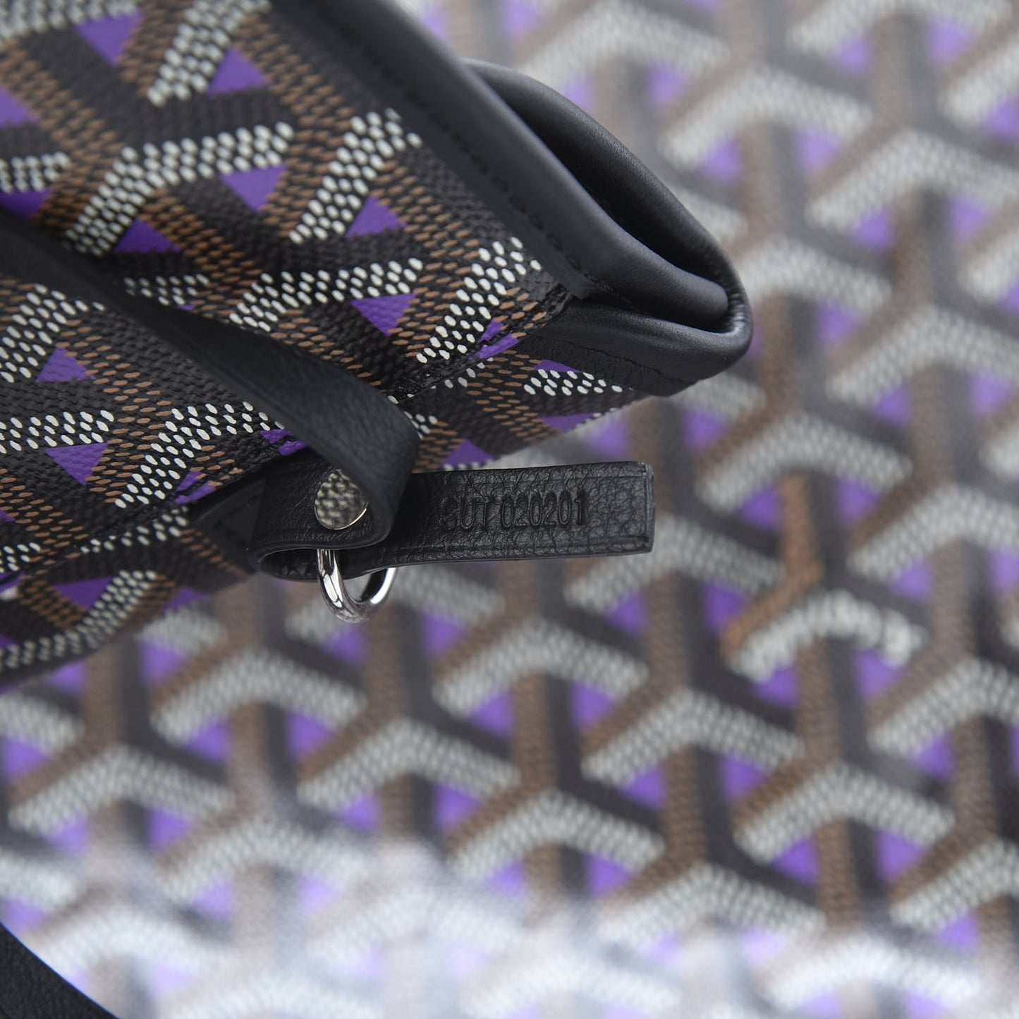 Goyardine Saint Louis Claire Voie GM Black Purple