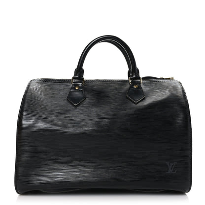Louis Vuitton Epi Speedy 30 Black 1 of 11