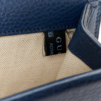 Gucci Dollar Calfskin Enamel Small Dionysus Shoulder Bag Blue Agata Electric Blue 7 of 13