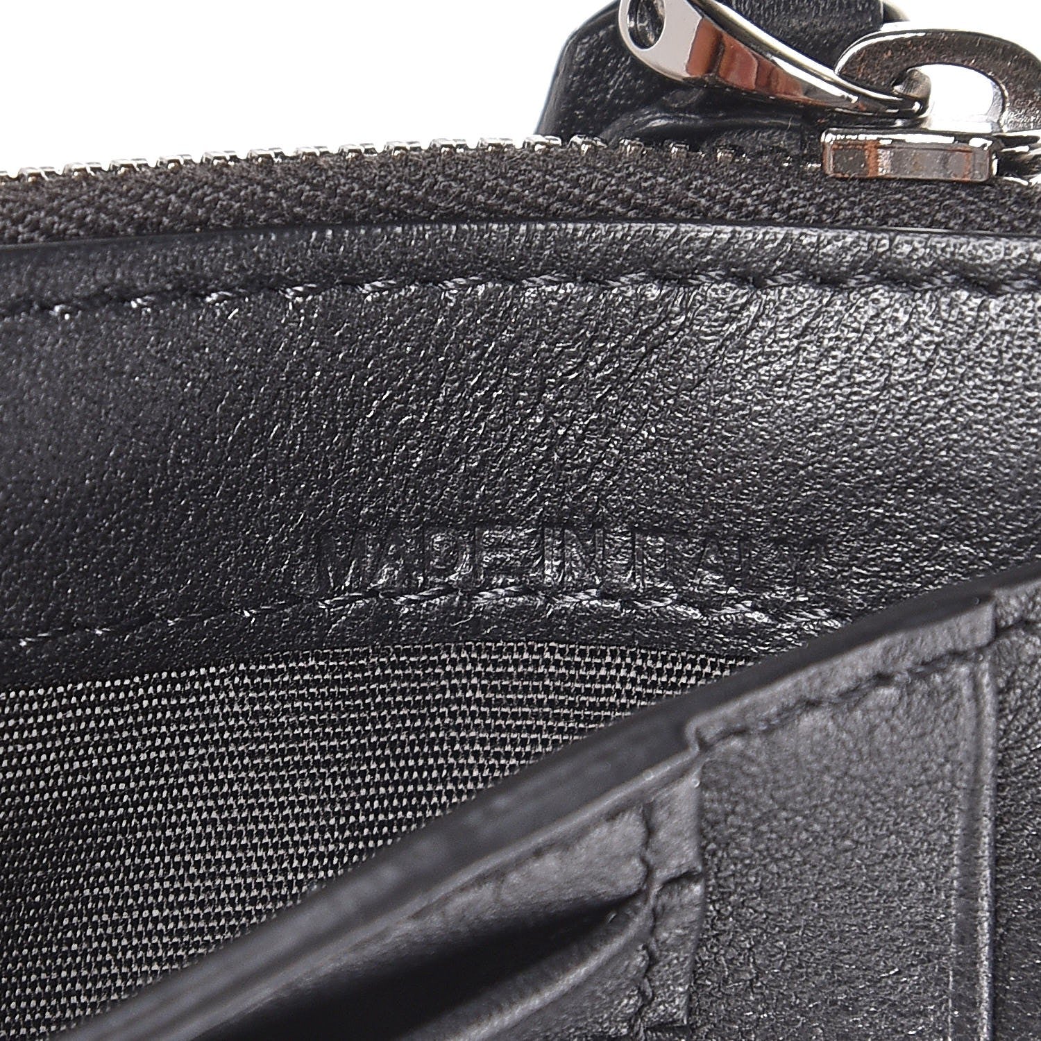 Valentino Garavani Vitello Rockstud Coin Case Card Holder Black 8 of 8