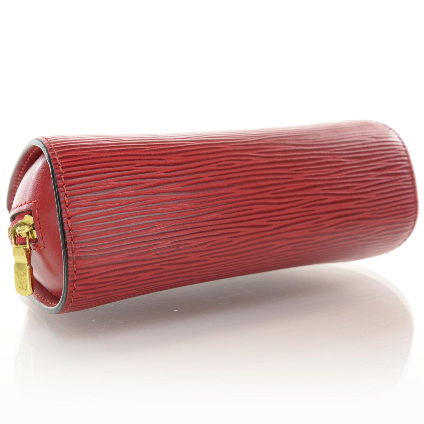 Epi Dauphine Cosmetic Pouch Red